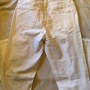 High Rise Distressed Skinny Jeans
